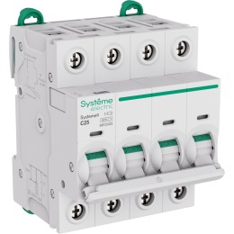 Выключатель автоматический (АВ) C 25A 4P 6kA 400В Systeme9