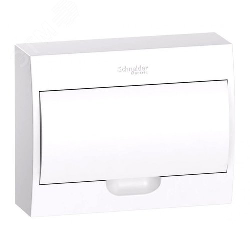 Щит распределительный накладной белый City9       (ЩРн-П-12) дверь  белая на 12 модулей IP40