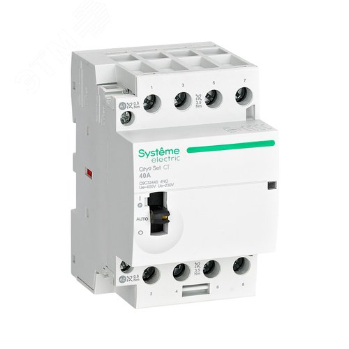 Контактор модульный City9 Set 4P 4НО 40A AC 400В-230В