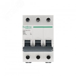 Выключатель автоматический трехполюсный 25А B 4.5kA 400В City9 Set