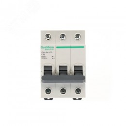 Выключатель автоматический трехполюсный (АВ) С 20А 3P 6kA 400В City9 Set