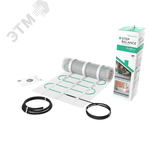 Теплый пол (мат нагревательный) STEP BALANCE SBM150025, 150 Вт/м2, 375 Вт, 2,5 м2