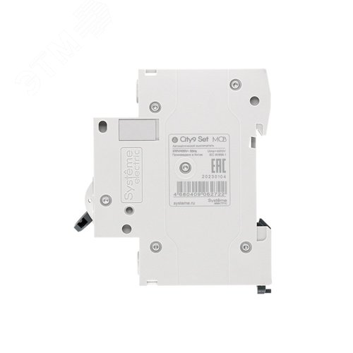 Выключатель автоматический однополюсный 6А B 4.5kA 230В City9 Set