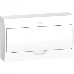 Щит распределительный навесной белый City9 (ЩРн-П-18) дверь белая на 18 модулей IP40