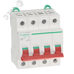 Выключатель нагрузки (ВН) 4P 63A 400В Systeme9