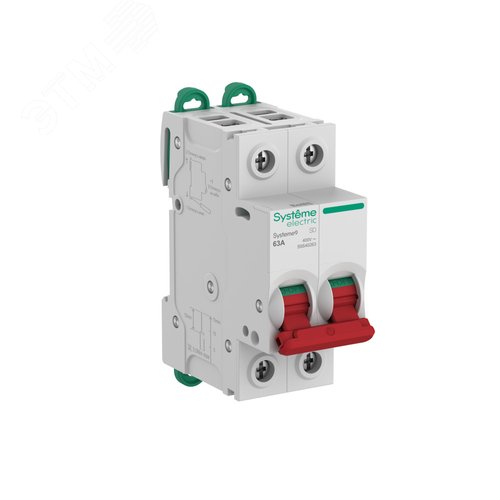 Выключатель нагрузки (ВН) 2P 63A 400В Systeme9