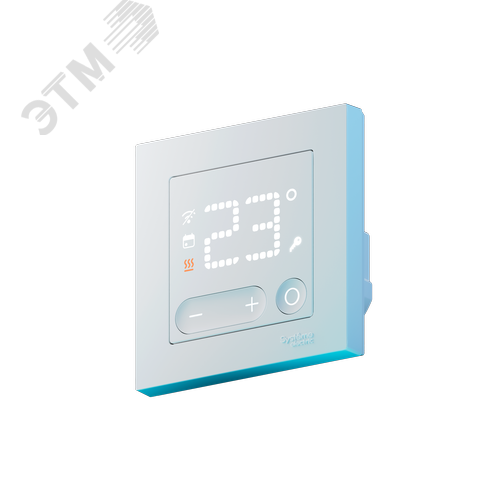 ATLASDESIGN SMART Термостат программируемый для   электрического теплого пола, Zigbee, 16 А, мех.,  БЕЛЫЙ