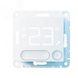 ATLASDESIGN SMART Термостат программируемый для   электрического теплого пола, Zigbee, 16 А, мех.,  БЕЛЫЙ