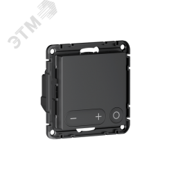 ATLASDESIGN SMART Термостат программируемый для   электрического теплого пола, Zigbee, 16 А, мех.,  ЧЕРНЫЙ