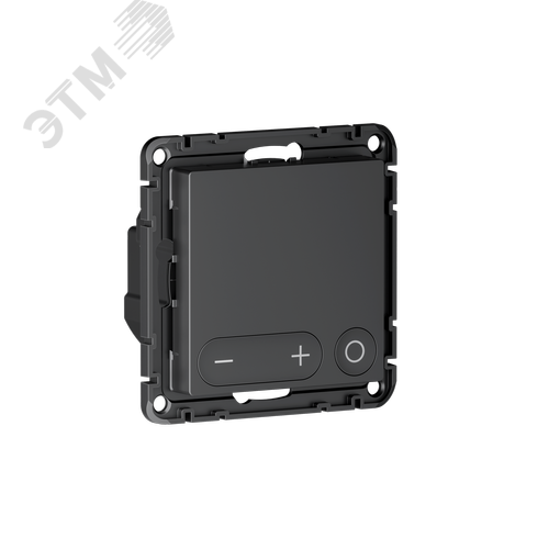 ATLASDESIGN SMART Термостат программируемый для   электрического теплого пола, Zigbee, 16 А, мех.,  ЧЕРНЫЙ