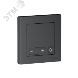 ATLASDESIGN SMART Термостат программируемый для   электрического теплого пола, Zigbee, 16 А, мех.,  ЧЕРНЫЙ