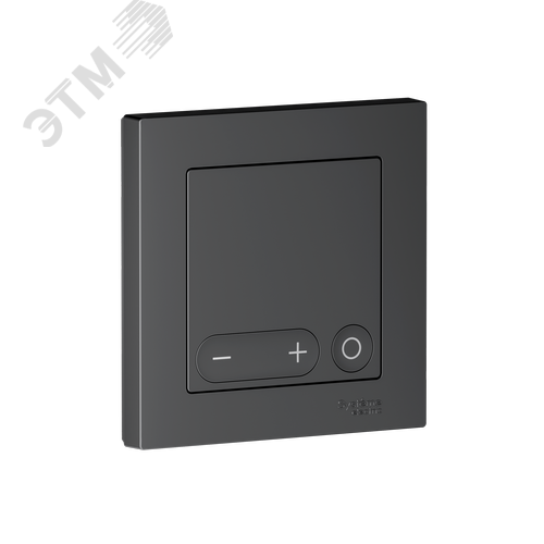 ATLASDESIGN SMART Термостат программируемый для   электрического теплого пола, Zigbee, 16 А, мех.,  ЧЕРНЫЙ