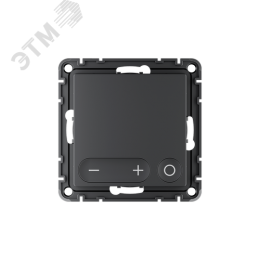 ATLASDESIGN SMART Термостат программируемый для   электрического теплого пола, Zigbee, 16 А, мех.,  ЧЕРНЫЙ