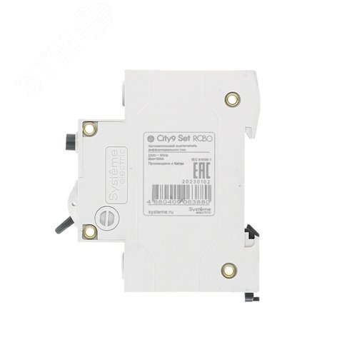 Выключатель автоматический дифференциального тока (Автоматический выключатель дифференциального тока АВДТ) 1P+N С 25А 4.5kA 30мА Тип-A 230В City9 Set