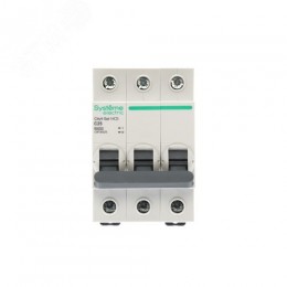 Выключатель автоматический трехполюсный (АВ) С 25А 3P 6kA 400В City9 Set