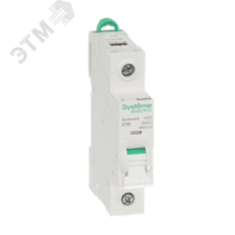 Выключатель автоматический (АВ) C 10A 1P 6kA 230В Systeme9