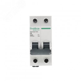 Выключатель автоматический двухполюсный 6А С 4.5kA 230В City9 Set