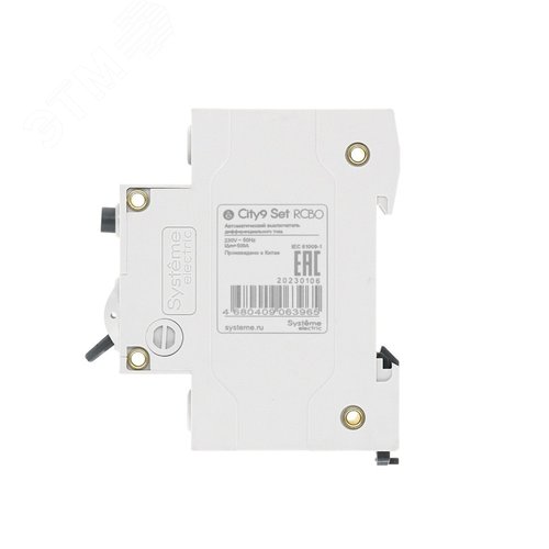 Выключатель автоматический дифференциального тока (АВДТ) 1P+N С 10А 4.5кА 30мА Тип-АС 230В City9 Set