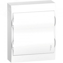 Щит распределительный навесной белый City9 (ЩРн-П-24) дверь белая на 24 модуля IP40