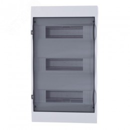 Щит распределительный встраиваемый белый City9 (ЩРв-П-36) дверь прозрачная на 36 модулей IP40