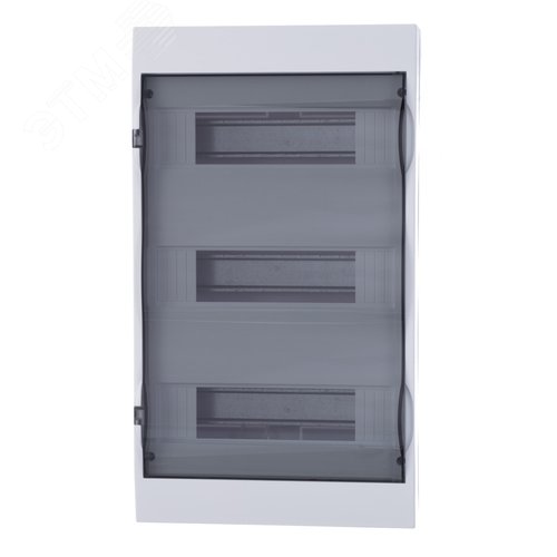 Щит распределительный встраиваемый белый City9 (ЩРв-П-36) дверь прозрачная на 36 модулей IP40