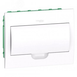 Щит распределительный встраиваемый белый City9 (ЩРв-П-12) дверь белая на 12 модулей IP40