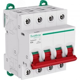 Выключатель нагрузки (ВН) 4P 63A 400В Systeme9