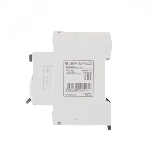 Выключатель дифференциального тока (ВДТ) 63А 2P 30мА Тип-A 230В City9 Set