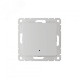 ATLASDESIGN SMART 1-кл. ВЫКЛЮЧАТЕЛЬ с подсв., Zigbee, сх.1, L+N, 10А, мех., БЕЛЫЙ