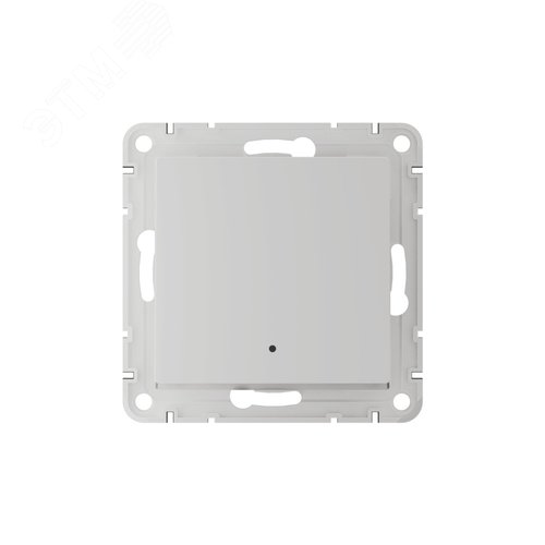 ATLASDESIGN SMART 1-кл. ВЫКЛЮЧАТЕЛЬ с подсв., Zigbee, сх.1, L+N, 10А, мех., БЕЛЫЙ