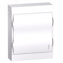 Щит распределительный навесной белый City9 (ЩРн-П-24) дверь белая на 24 модуля IP40