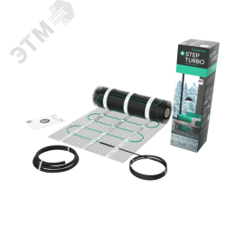 Теплый пол (мат нагревательный) STEP TURBO STM200030, 200 Вт/м2, 600 Вт, 3 м2