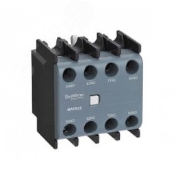 Блок дополнительных контактов MC1G/E 2НО+2НЗ фронтальный монтаж (LAEN22)