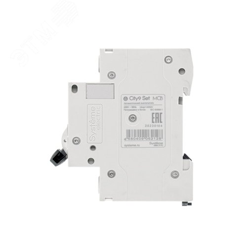 Выключатель автоматический двухполюсный 10А С 4.5kA 230В City9 Set