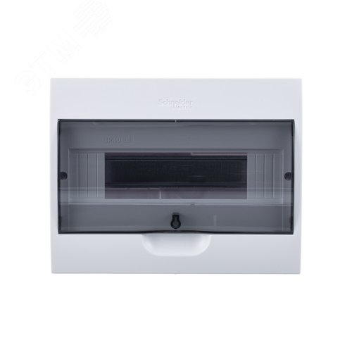 Щит распределительный навесной белый City9 (ЩРн-П-12) дверь прозрачная на 12 модулей IP40