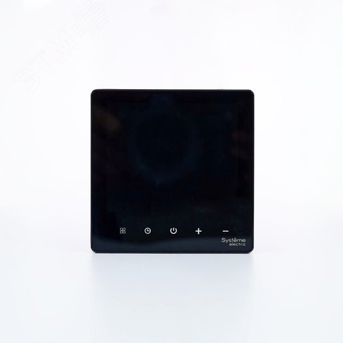 ARTGALLERY ТЕРМОСТАТ программируемый с Wi-Fi для электрического теплого пола, 16 А, моноблочный, ЧЕРНЫЙ