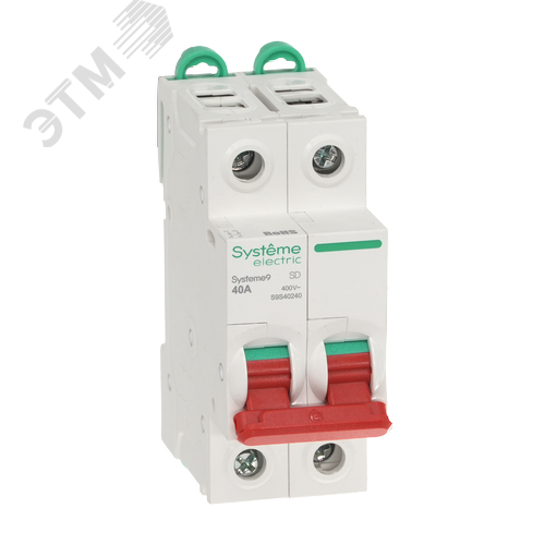 Выключатель нагрузки (ВН) 2P 40A 400В Systeme9