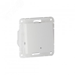 ATLASDESIGN SMART 1-кл. ВЫКЛЮЧАТЕЛЬ с подсв., Zigbee, сх.1, L+N, 10А, мех., БЕЛЫЙ