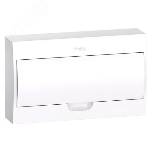 Щит распределительный навесной белый City9 (ЩРн-П-18) дверь белая на 18 модулей IP40