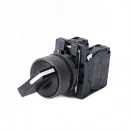 Переключатель SB5 в сборе модульный 22мм 3 позиции с возвратом 2НО