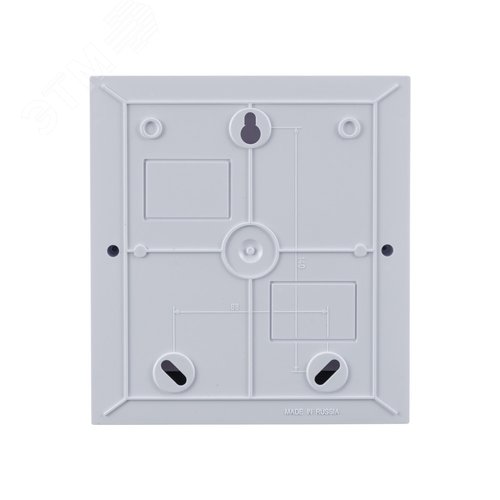 Щит распределительный навесной белый City9 (ЩРн-П-8) дверь прозрачная на 8 модулей IP40