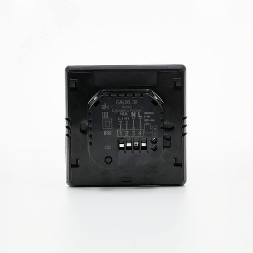 ARTGALLERY ТЕРМОСТАТ программируемый с Wi-Fi для электрического теплого пола, 16 А, моноблочный, ЧЕРНЫЙ