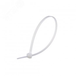 Стяжка кабельная MultiSet 370х4.8 Белая (100шт)