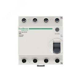 Выключатель дифференциального тока (ВДТ) 40А 4P 300мА Тип-AC 400В City9 Set