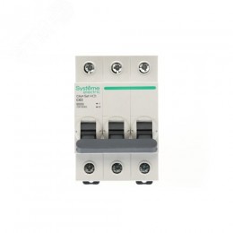 Выключатель автоматический трехполюсный (АВ) С 63А 3P 6kA 400В City9 Set