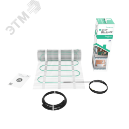 Теплый пол (мат нагревательный) STEP BALANCE SBM150005, 150 Вт/м2, 75 Вт, 0,5 м2