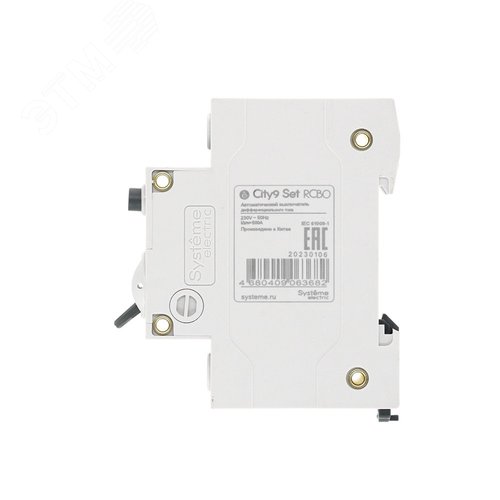 Выключатель автоматический дифференциального тока (АВДТ) 1P+N С 40А 4.5кА 30мА Тип-АС 230В City9 Set