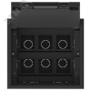 Люк MultiDeS на 12 модулей IP40 для фальшпола с монтажной коробкой тип MDK10