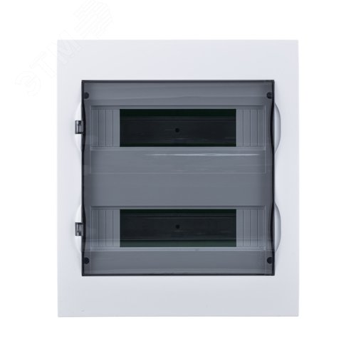 Щит распределительный встраиваемый белый City9 (ЩРв-П-24) дверь прозрачная на 24 модуля IP40