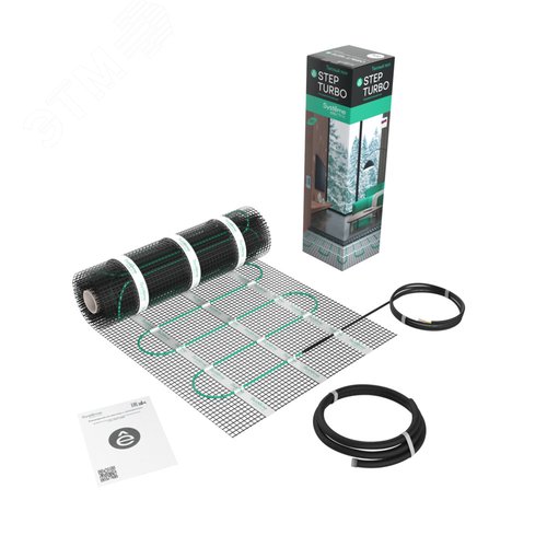 Теплый пол (мат нагревательный) STEP TURBO STM200010, 200 Вт/м2, 200 Вт, 1 м2